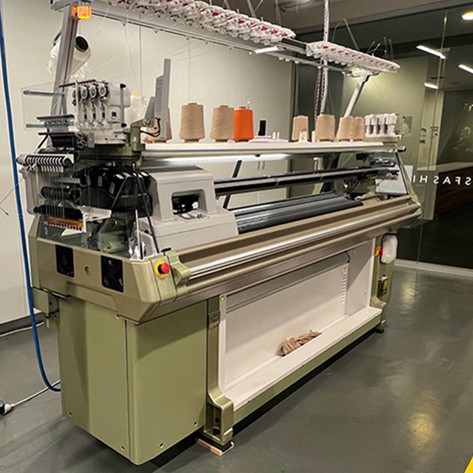 Shima Seiki 3D Knitting Machine in the Advanced Fabrication Research Laboratory.